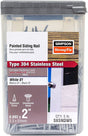 Simpson Strong-Tie S6SNDW5 Painted Siding Nail, 6D, 2 in L, Stainless Steel, Full Round Head, Annular Ring Shank