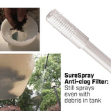 Chapin 20075 Bleach Sprayer, 1 gal Tank, Poly Tank, 34 in L Hose