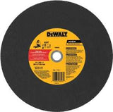 DEWALT DW8003 Cutting Wheel, 14 in Dia, 7/64 in Thick, 1 in Arbor, Coarse, Aluminum Oxide Abrasive