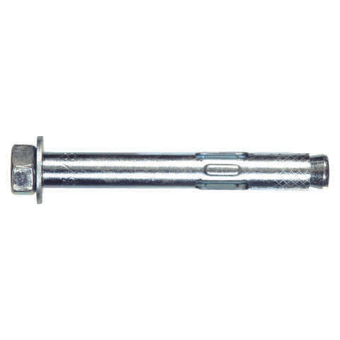 HILLMAN 1/2 in. D X 2-1/4 in. L Steel Hex Head Sleeve Anchors 15 pk