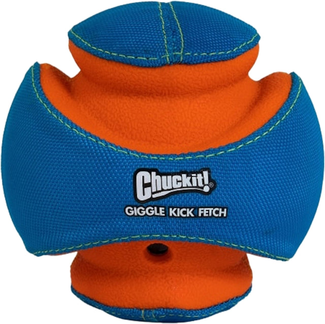 Chuckit! 47019 Dog Toy, One-Size, Giggle Kick Fetch, Foam/Polyester Fabric/Rubber