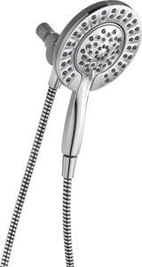 Peerless 76955C 2-in-1 Combo Shower Head, 1.75 gpm, 4-Spray Function, Chrome, 60 in L Hose, 5-15/16 in Dia