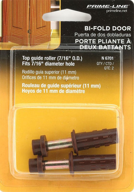 Prime-Line N 6701 Door Pivot and Guide, Plastic, Top