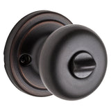 Kwikset Signature Series 740H11PSMTRCAL/RC Entry Knob, Venetian Bronze, Metal, K3, KW1 Keyway, 2 Grade