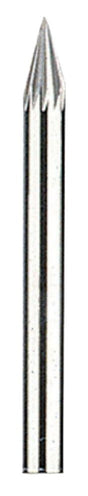 Dremel 9909 Cutter, 1-1/2 in L, 1/8 in Dia Shank, Tungsten Carbide