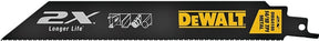 DEWALT DWA4188 Reciprocating Saw Blade, Applicable Materials: Metal, 1 in W, 8 in L, 14/18 TPI