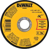 DEWALT DWA8051 Cutting Wheel, 4-1/2 in Dia, 0.45 in Thick, 7/8 in Arbor, Medium, Aluminum Oxide Abrasive, Pack of 25