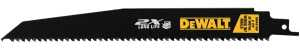 DEWALT DWA4169 Reciprocating Saw Blade, 1 in W, 9 in L, 6 TPI