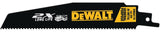 DEWALT DWA4176 Reciprocating Saw Blade, Steel, Applicable Materials: Metal, 1 in W, 6 in L, 10 TPI