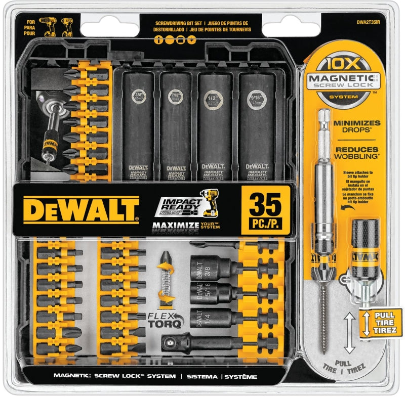 DEWALT DWA2T35IR Screwdriver Bit Set, Steel