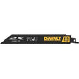 DEWALT DWA4186 Reciprocating Saw Blade, Bi-Metal, Applicable Materials: Metal, 1 in W, 6 in L, 14/18 TPI