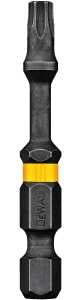 DEWALT DWA2TX25IRB Insert Bit, T25 Drive, Torx Drive, 1/4 in Shank, Hex Shank, 2 in L, Steel, Pack of 50