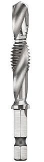 DEWALT IMPACT READY DWADTQTR3816 Tap and Drill Bit, 3/8 in Dia, 3/8-16 Thread, UNC Thread, 3-Flute, Spiral Flute, HSS