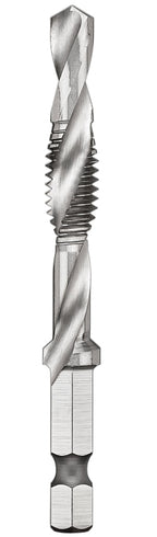 DEWALT IMPACT READY DWADTQTR51618 Tap and Drill Bit, 5/16 in Dia, 5/16-18 Thread, UNC Thread, 3-Flute, Spiral Flute