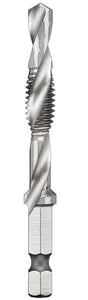 DEWALT IMPACT READY DWADTQTR51618 Tap and Drill Bit, 5/16 in Dia, 5/16-18 Thread, UNC Thread, 3-Flute, Spiral Flute
