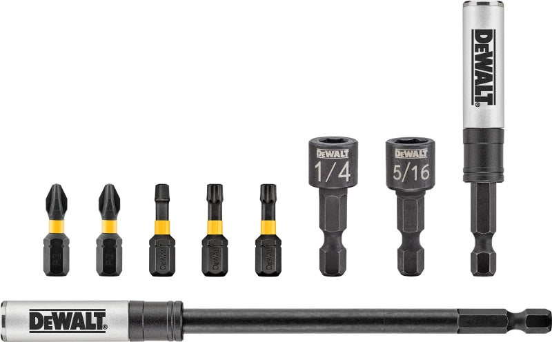 DEWALT FlexTorq Series DWAFTAS-9 Bit Holder Set