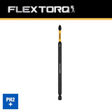 DEWALT DWAF6PH2IR Impact Screwdriving Bit, 1/4 in Drive, Phillips Drive, 1/4 in Shank, Hex Shank, 6 in L, Steel
