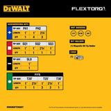 DEWALT FLEXTORQ DWANGFT26SET Screwdriver Bit Set, 26-Piece, Tool Steel