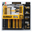 DEWALT FlexTorq DWANGFT40SET Impact Driver Bit with (2) Sockets, 40-Piece, HSS, Black/Yellow