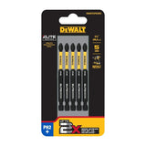 DEWALT FLEXTORQ DWAF3PH2IR5 Impact Screwdriver Bit, #2 Drive, Phillips Drive, 1/4 in Shank, Hex Shank, 3-1/2 in L, Steel