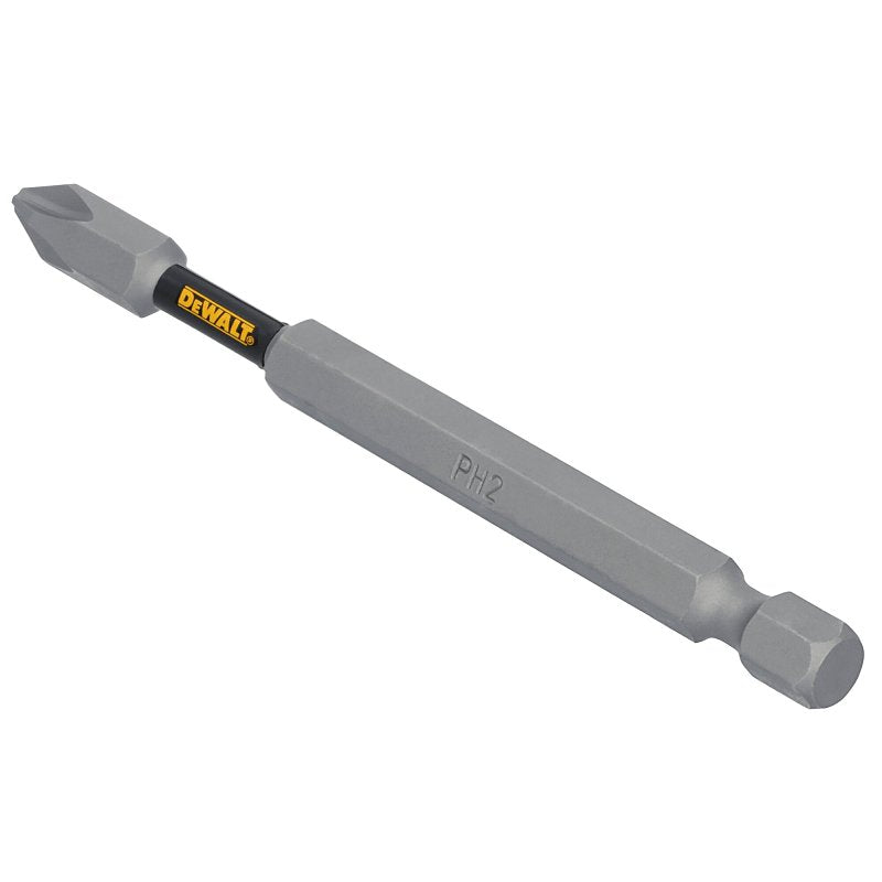 DEWALT TOUGHGRIP DWAF3PH2TG1 Screwdriver Bit, #2 Drive, Phillips Drive, 1/4 in Shank, Hex Shank, 3-1/2 in L, Steel