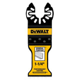 DEWALT DWA4209-3 Oscillating Tool Blade Set, 1-1/4 in, Bi-Metal