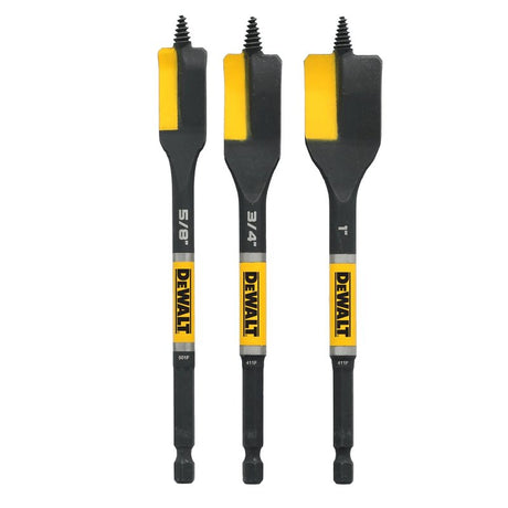 DEWALT ELITE Series DWAWDNS3PC Nail Cutting Spade Bit Set, 3-Piece, Steel
