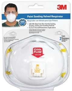 3M 8511PA1-2A/R8511- Disposable Valve Respirator, N95 Filter Class, 95 % Filter Efficiency, White