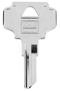Hy-Ko 11010IN27 Key Blank, Brass, Nickel, For: Independent/Ilco IN27 Door Locks, Pack of 10