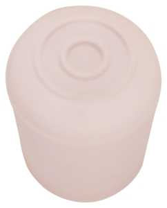 ProSource FE-50647-B Furniture Leg Tip, Round, Rubber, White, 1-1/4 in Dia, 1.7 in H, Pack of 48