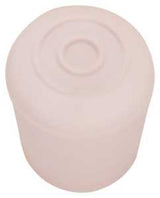 ProSource FE-50647-B Furniture Leg Tip, Round, Rubber, White, 1-1/4 in Dia, 1.7 in H, Pack of 48