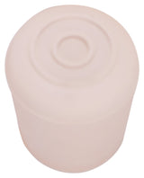 ProSource FE-50647-B Furniture Leg Tip, Round, Rubber, White, 1-1/4 in Dia, 1.7 in H, Pack of 48