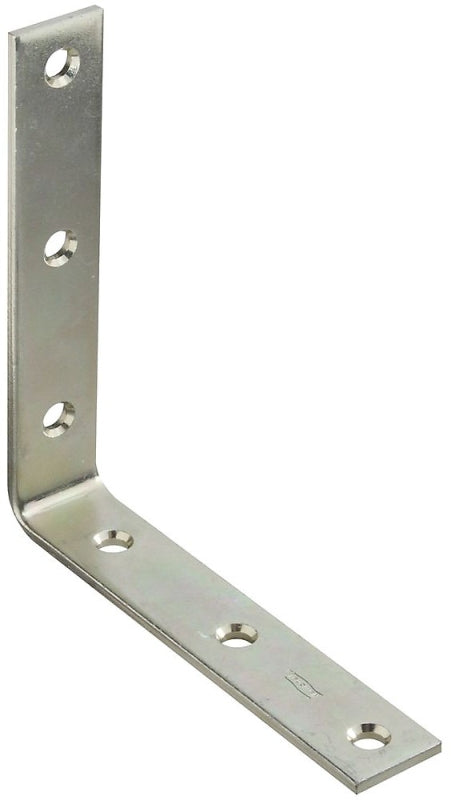 National Hardware 115BC Series N220-160 Corner Brace, 5.97 in L, 1.12 in W, 5.97 in H, Steel, Zinc