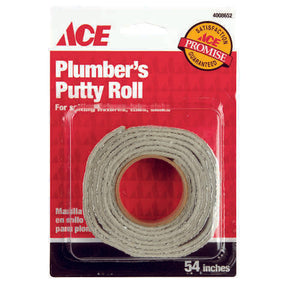 Ace White 3/4 in. W X 54 in. L Plumber's Putty Roll