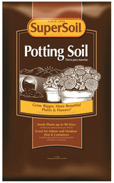 SuperSoil 72751490 Potting Soil, 1 cu-ft, Bag