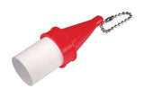 HILLMAN Metal/Plastic Red Sporting Accessories Keychain, Pack of 5