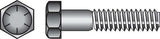 HILLMAN 1/4 in. D X 3 in. L Heat Treated Steel Hex Head Cap Screw 100 pk