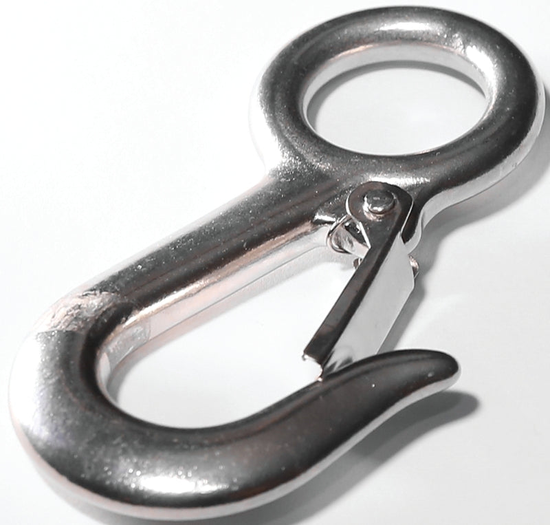 Baron 2311S Spring Snap, 13/16 in Snap Opening, 4 in L Dimensions, 400 lb Working Load, Stainless Steel