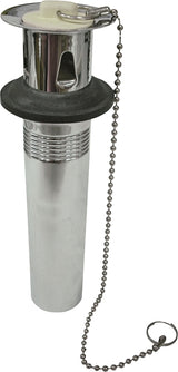 ProSource PMB-156 Lavatory Plug, Pull-Out, Chrome, 2/PK