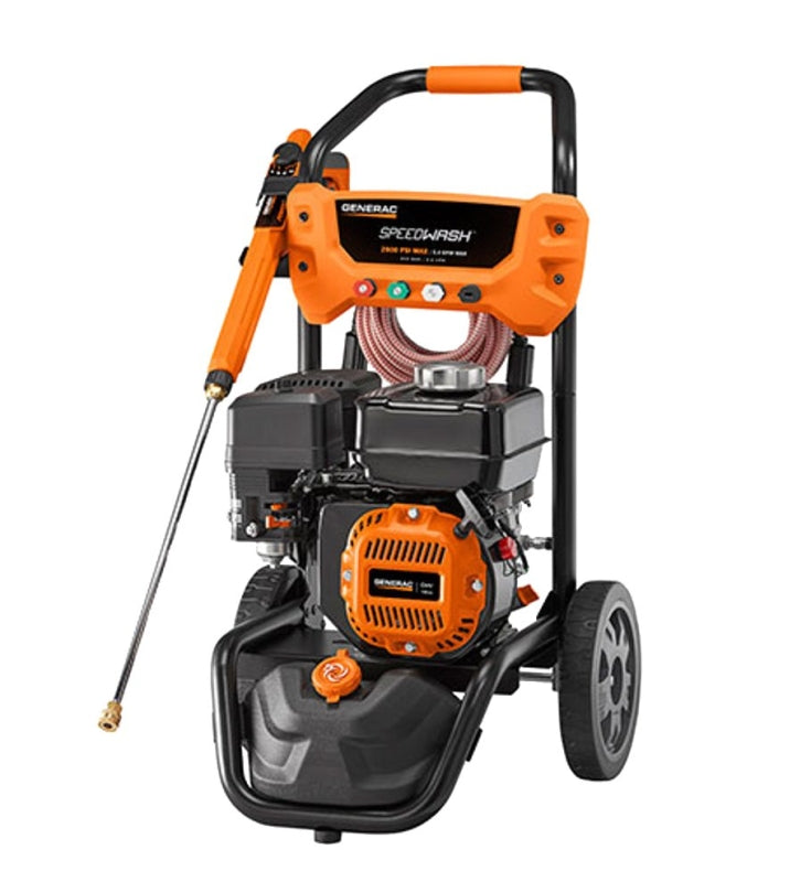 Generac 10000006882 Pressure Washer, OHV Engine, 196 cc Engine Displacement, Axial Cam Pump, 2900 psi Operating, 2.7 gpm