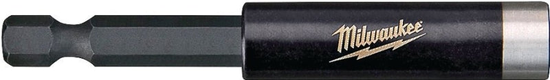 Milwaukee SHOCKWAVE 48-32-4503 Bit Holder with C-Ring, 1/4 in Drive, Hex Drive, 1/4 in Shank, Hex Shank, Steel, 1/PK