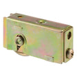 Prime-Line D 1541 Roller Assembly, 1-1/4 in Dia Roller, 5/16 in W Roller, Steel, 1-Roller, Plain Back Mounting