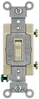 Leviton 54501-2I Series Switch, Ivory, 15 A, 120/277 V, Lead Wire Terminal, NEMA WD-1, WD-6