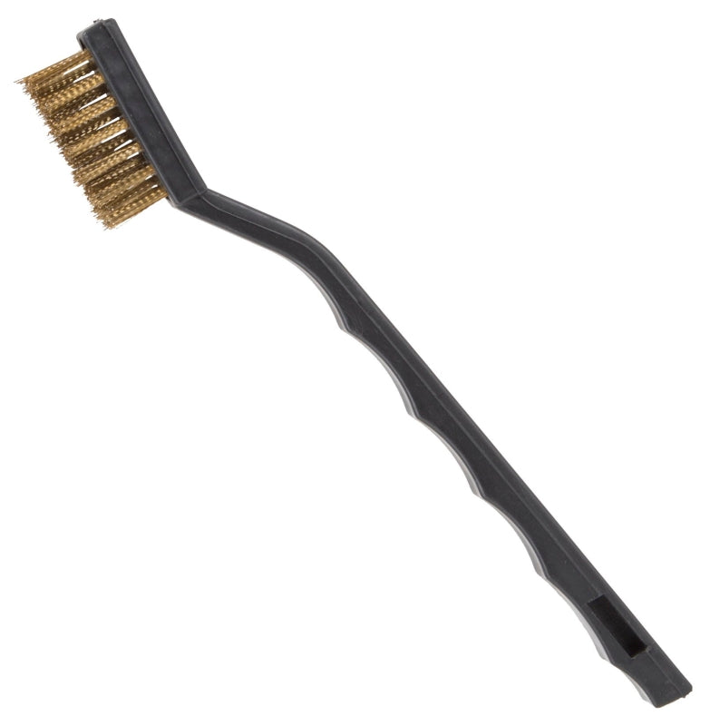 ProSource PB-57130-B3L Wire Brush, Brass Bristle, 1/2 in W Brush, 7 in OAL