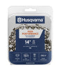 Husqvarna 597490452 Chainsaw Chain, H36 (91VG), Low Vibration Chain, 14 in L Bar, 0.043 in Gauge, 3/8 in TPI/Pitch