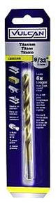 Vulcan 219701OR Jobber Drill Bit, 9/32 in Dia, 4-1/4 in OAL, 3-Flat Shank