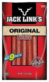 Jack Link's 89219 Snack, Stick, Original, 7.2 oz, Pack of 12