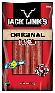 Jack Link's 89219 Snack, Stick, Original, 7.2 oz, Pack of 12