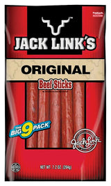 Jack Link's 89219 Snack, Stick, Original, 7.2 oz, Pack of 12