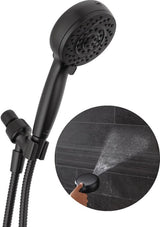 Delta 75719BL Hand Shower with Cleaning Spray, 1/2 in Connection, 1.75 gpm, 6-Spray Function, Metal, Matte Black